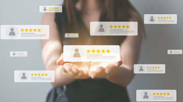 100 percent customers provide positive feedback