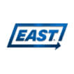 Blue and White East Manufacturing Logo
