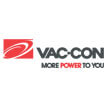 Red and Black Vac-Con Incorporated Logo