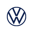 Black and White Volkswagen Logo