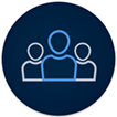 succeeding together icon group of people